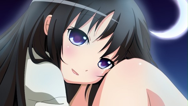 三日月夜空