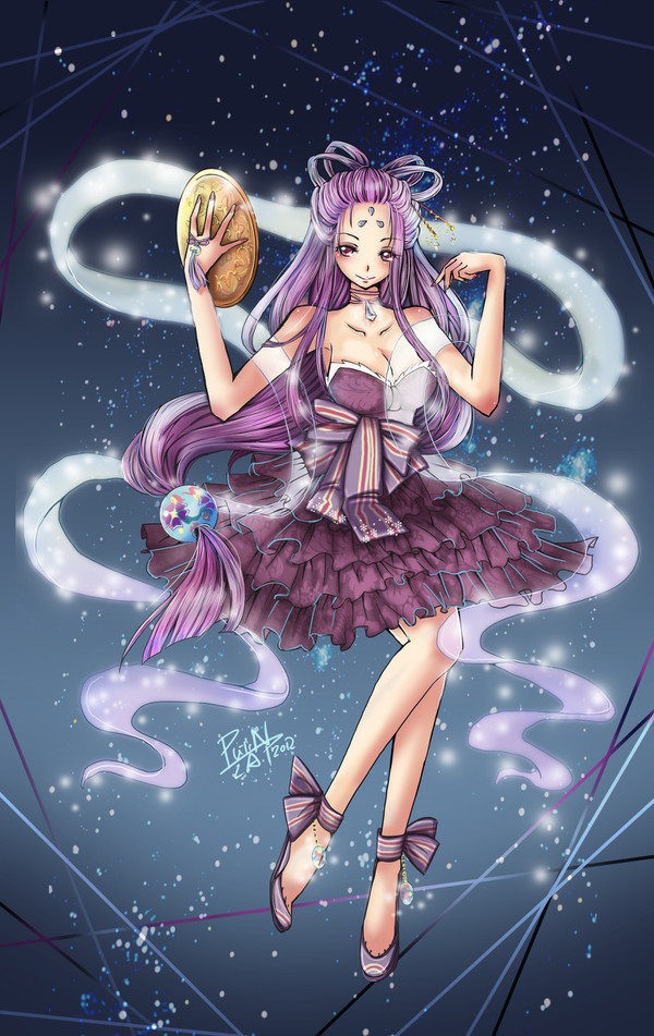 羽衣 星空 光點