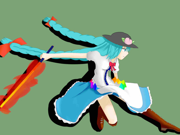 三つ編み天子