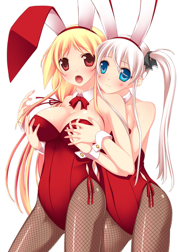 うさぎさん×2