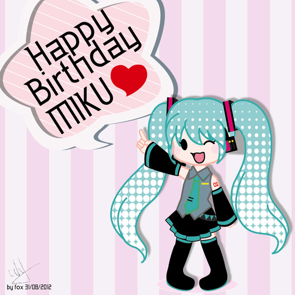 Happy Birthday to MIKU