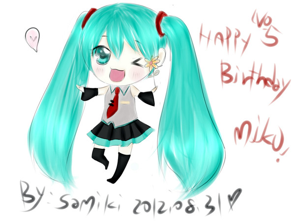 miku的生日哦~~