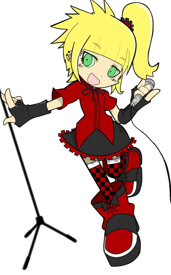 オリジナル娘をパチパチさせてみた　APNG