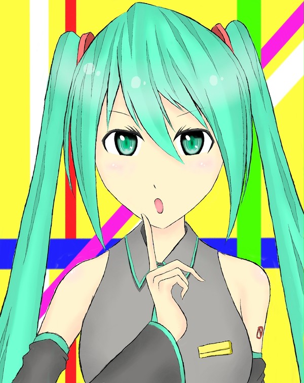 ミク落書き