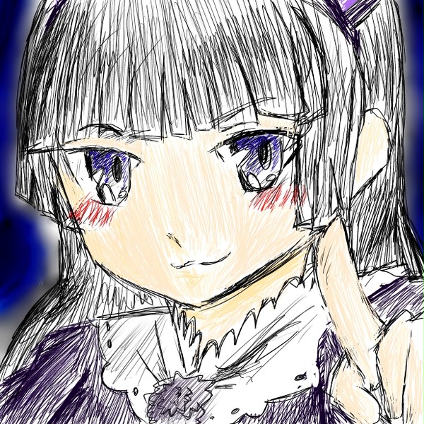 【リク絵】黒猫。【ameba用】