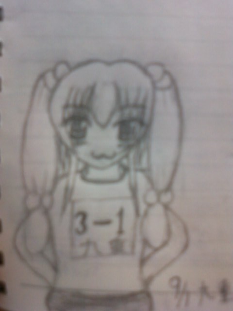 今さらですが。子供の時間の九重を描いてみた。。
