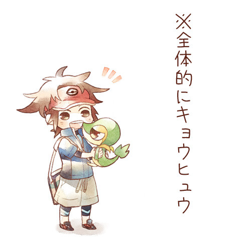 キョウヘイとヒュウらくがき