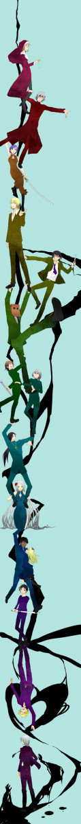 【塗ってみた】 1周目天上組で某EDパロ