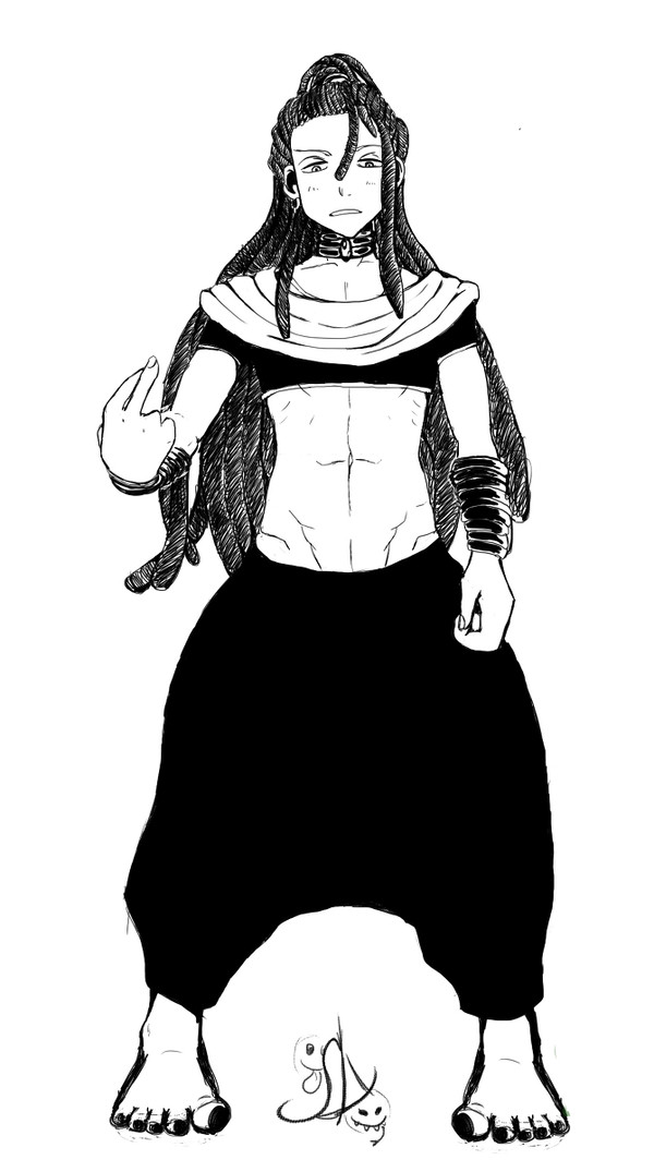 Cassim in Judal's outfit