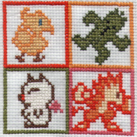 刺繍deチョコボたち