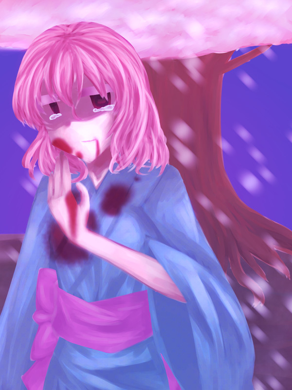 幽雅に咲かせ、墨染の桜～Border of  Life
