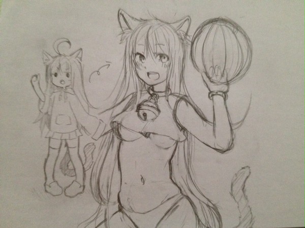 猫耳描きたかった