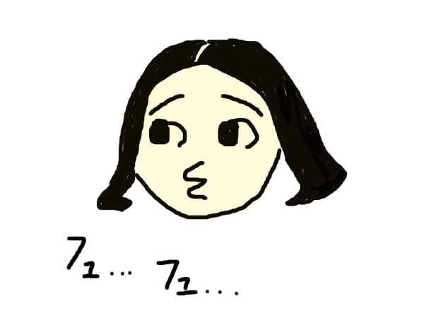 フュの発音を練習するのっち