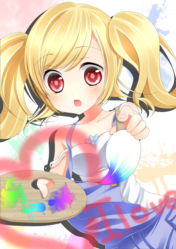 虹色ペイント