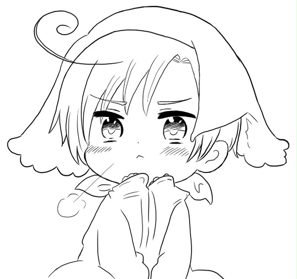 ちびロマ（線画）