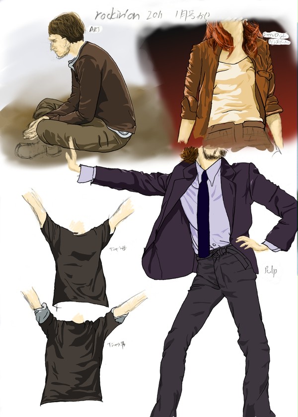 写真を二次に落としてみる(アニメ塗り)