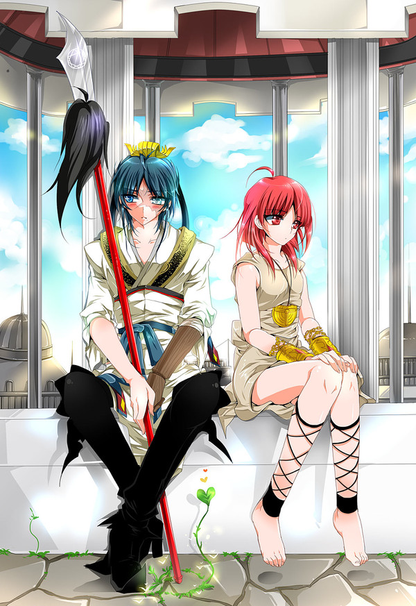 白龍とモルさん。