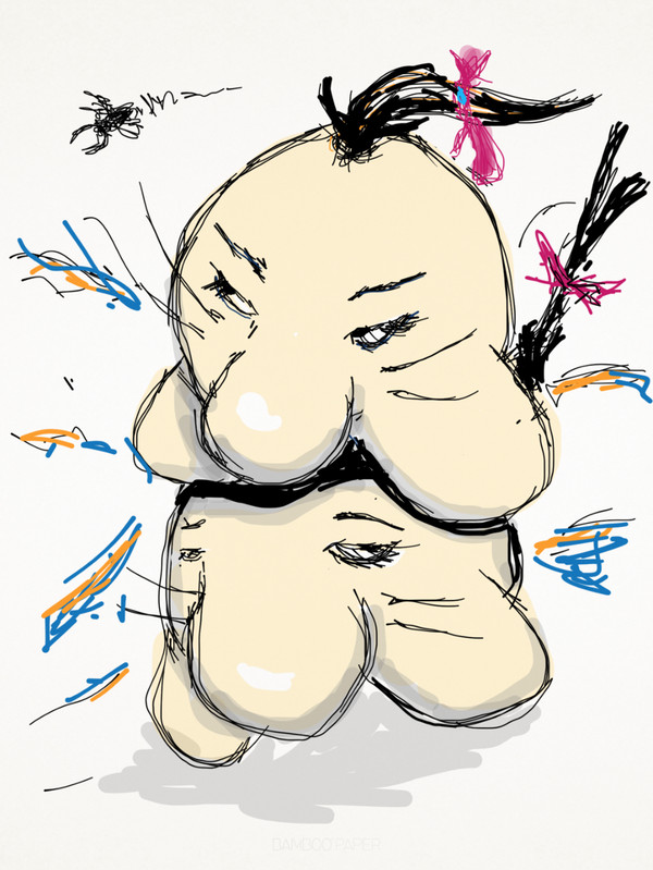 天野喜孝の絵柄でどせいさん