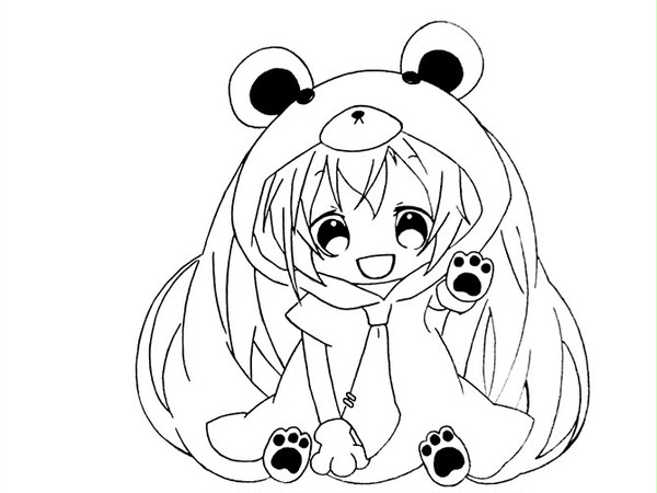 熊娃娃装初音