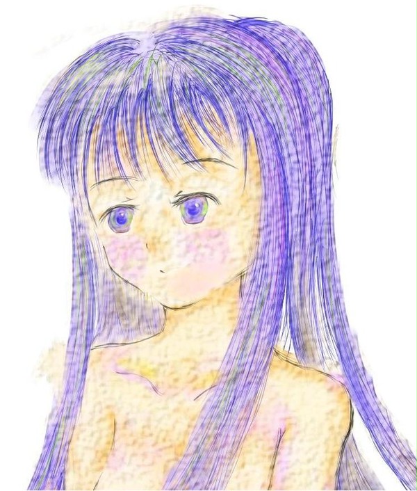 長髪少女