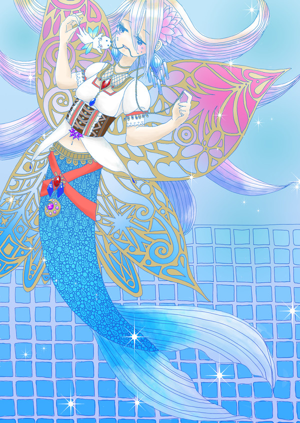 【塗ってみた】人魚妖精