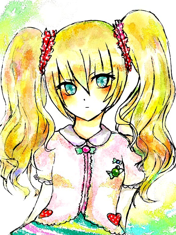 水彩風に創作っ子