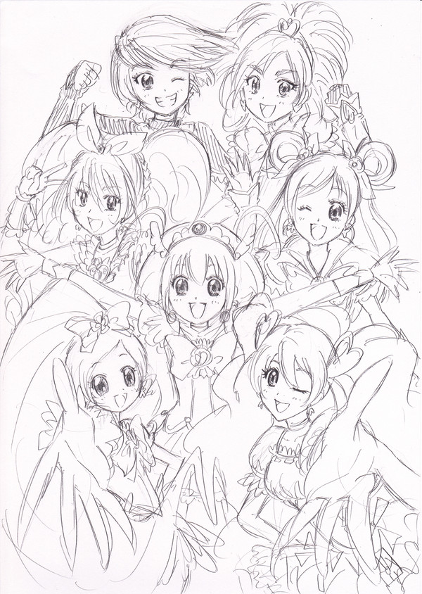 プリキュア　ピンクチーム