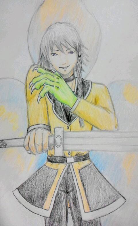 炎魔さんのキャラを描いてみた