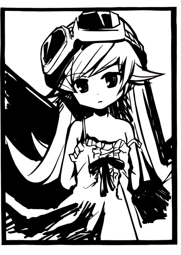 【切り絵】忍ちゃん