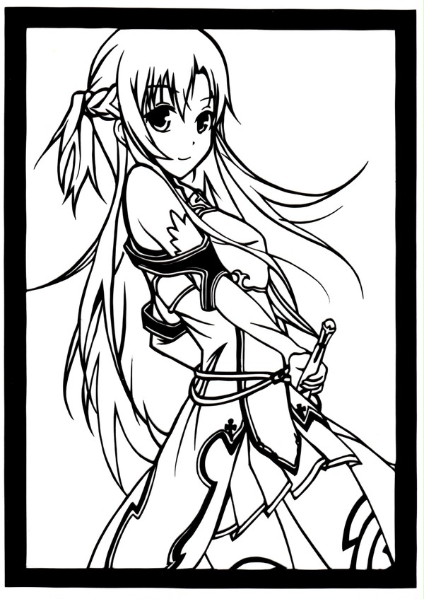 【切り絵】アスナ
