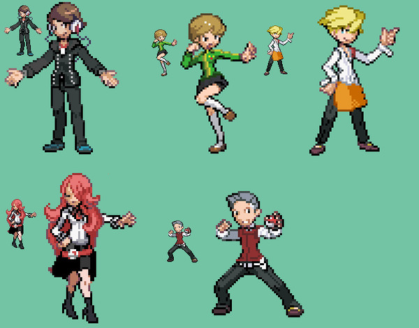 Persona x Pokémon T. Sprites