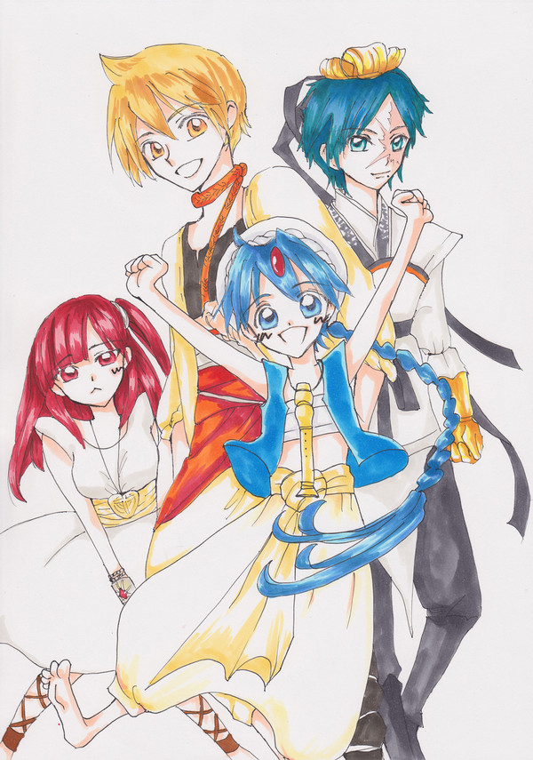 マギ（アラジン、アリババ、モルジアナ、白龍）