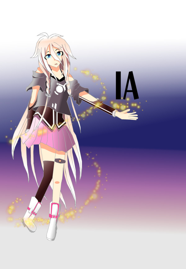 VOCALOID3 IA 描かせて頂きました。【2日クオリティ】