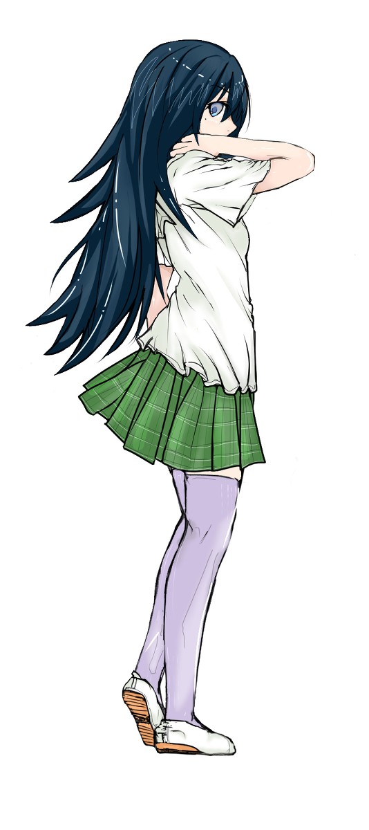 制服黒髪な女の子