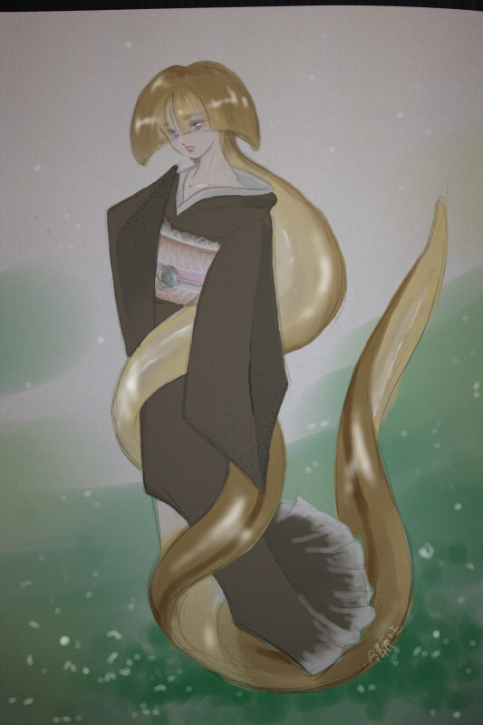 コウガイビル擬人化