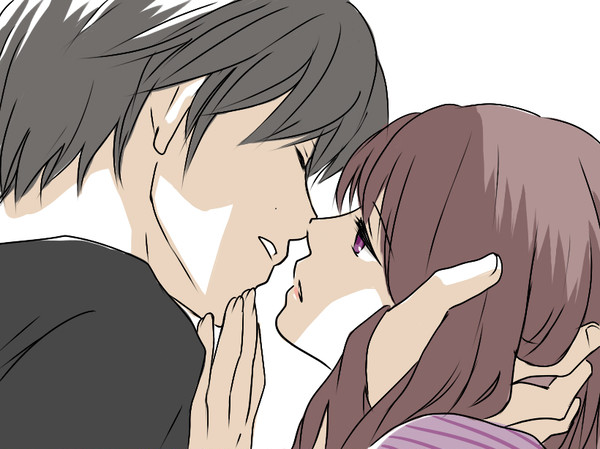 殿茉子でキス唾