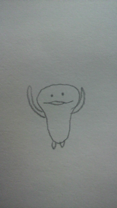 なめこのえかきうたがあったので描いてみた
