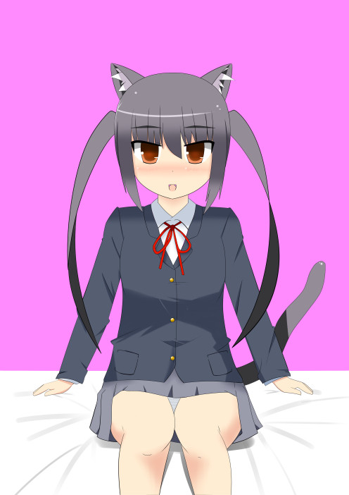 ベッド座り梓