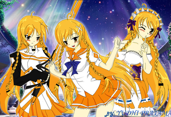 trio mirai, the angels from sky