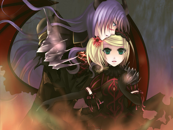 紫の悪魔と黄の乙女