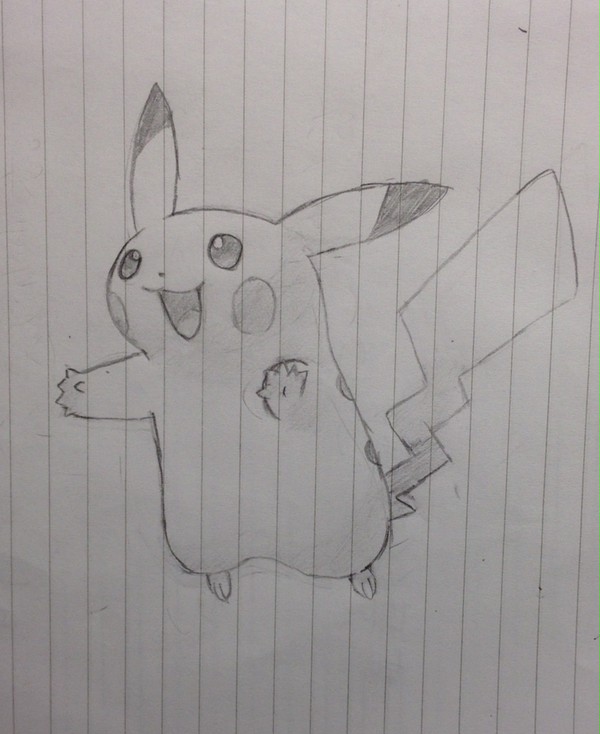 ピカチュウ模写