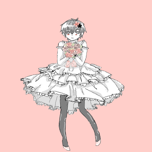 着せてみた。