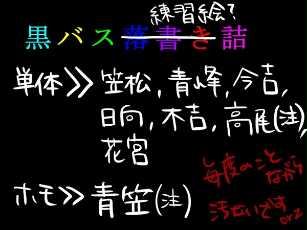 【黒バス】落書き【腐有り】