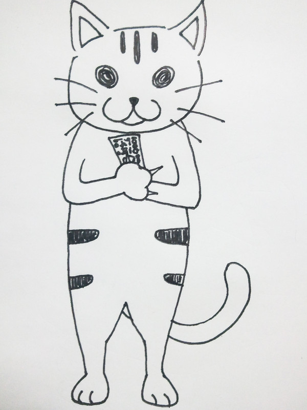 お金がほしい猫。