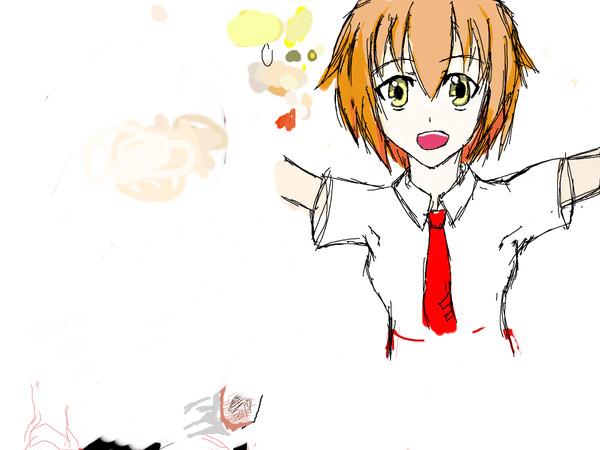 凛ちゃん、初着色