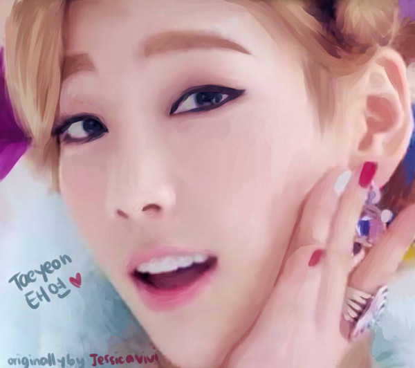 taeyeon speed paint