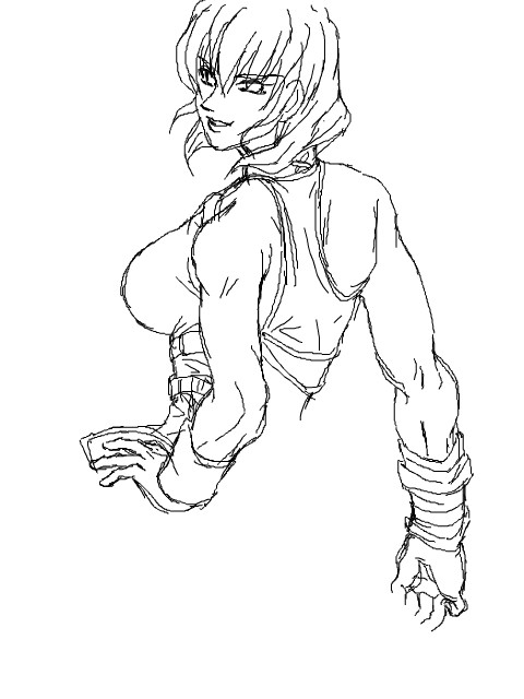 絵の練習　模写１６　オウラン