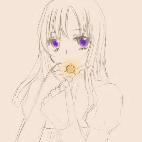 初描きコヨミちゃん