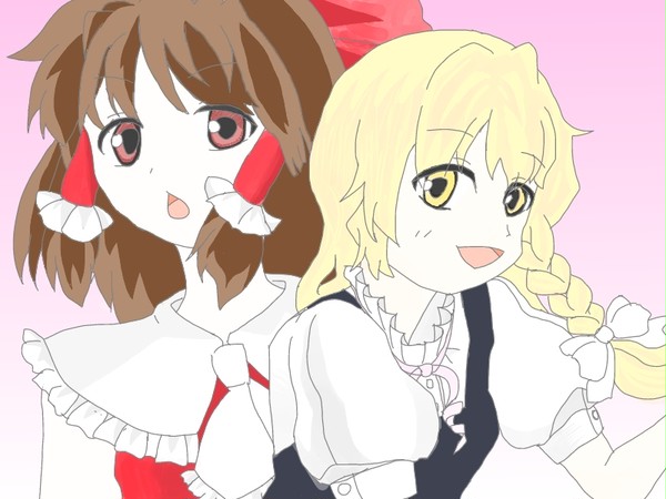 霊夢と魔理沙