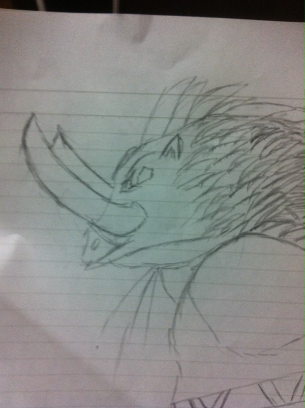 落書きアカムの兄貴ファンゴバージョン（ファンゴさん）